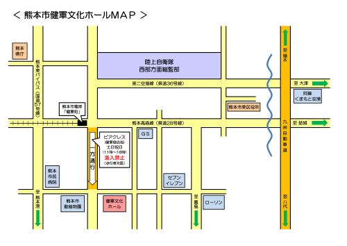 建軍文化ホール広域マップ